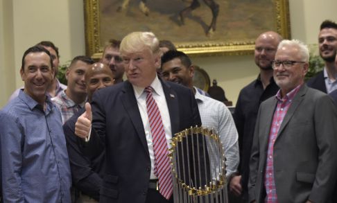Maddon at White House